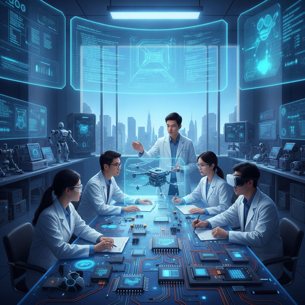 研发团队在技术探索中不断创新。